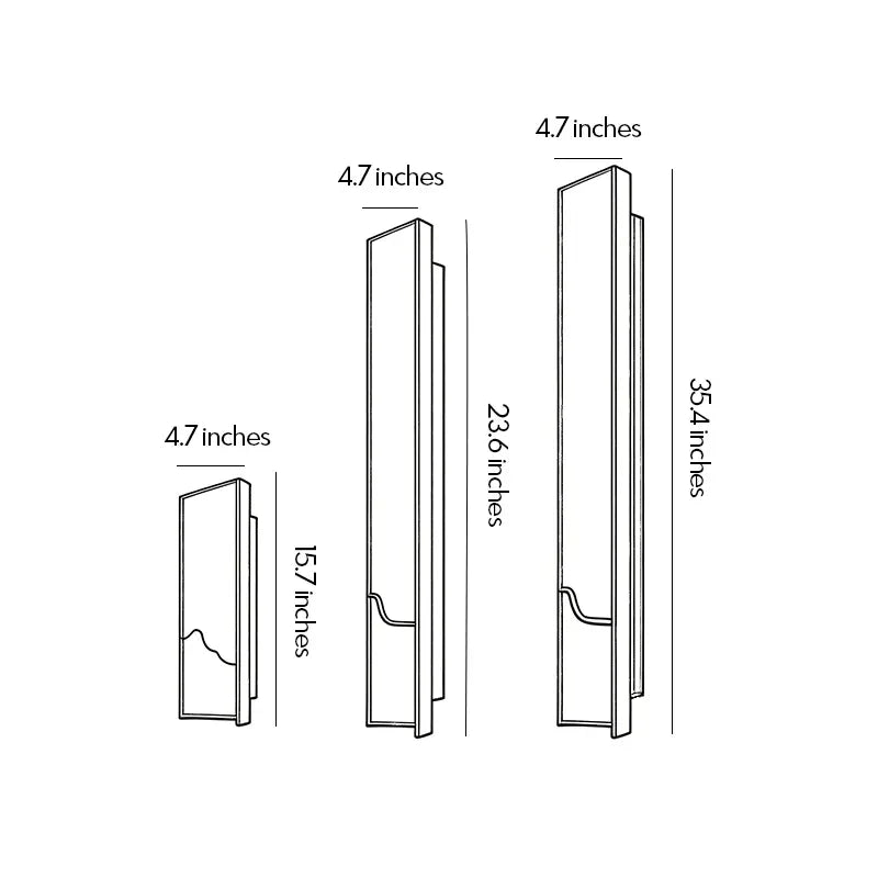 Contemporary Indoor Wall Lights Luxury Vertical Marble Light - view 15
