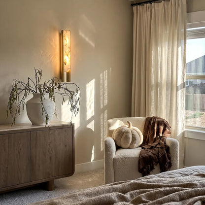 Contemporary Indoor Wall Lights Luxury Vertical Marble Light - view 3