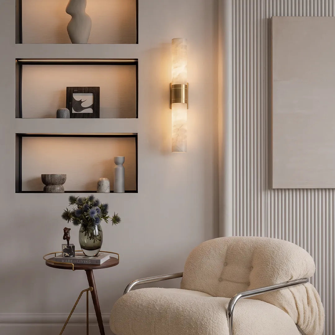 Contemporary Indoor Wall Sconces Creative Marble Light - view 5