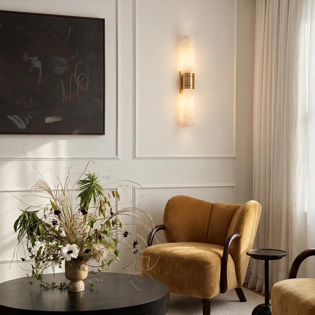 Contemporary Indoor Wall Sconces Creative Marble Light - view 2