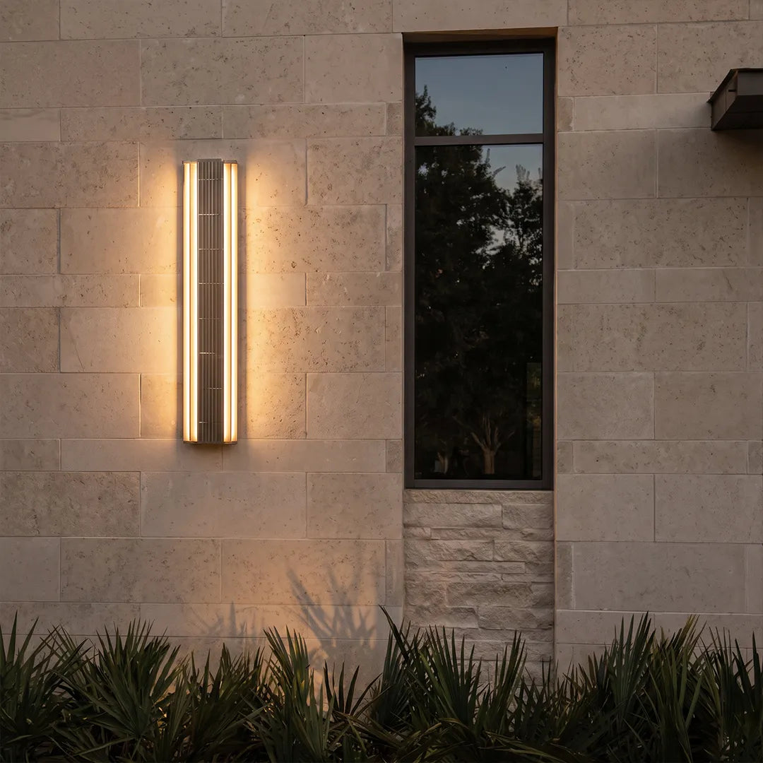 Contemporary LED Wall Lights Linear Outdoor Metal Light