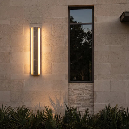 Contemporary LED Wall Lights Linear Outdoor Metal Light