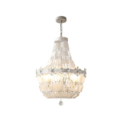 Crystal Vintage Chandelier French Shell Ceiling Light - view 6