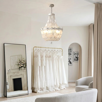 Crystal Vintage Chandelier French Shell Ceiling Light - view 3