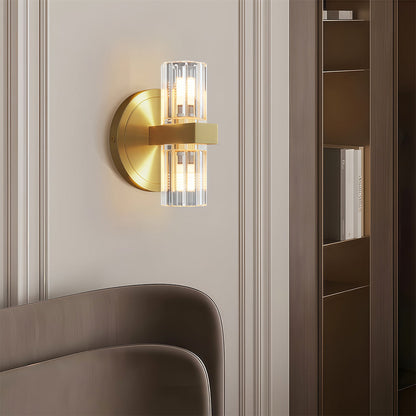 Crystal Wall Light Modern Luxury Metal Copper Lamp - view 6
