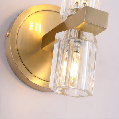 Crystal Wall Light Modern Luxury Metal Copper Lamp - view 7