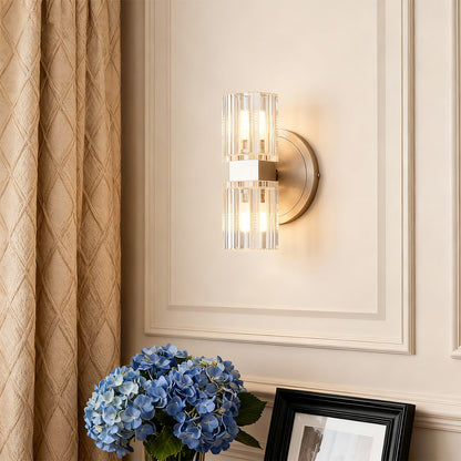 Crystal Wall Light Modern Luxury Metal Copper Lamp - view 3
