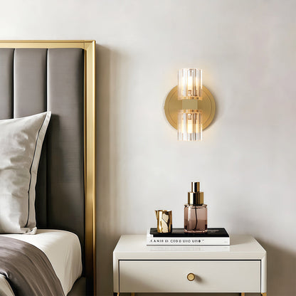 Crystal Wall Light Modern Luxury Metal Copper Lamp - view 5