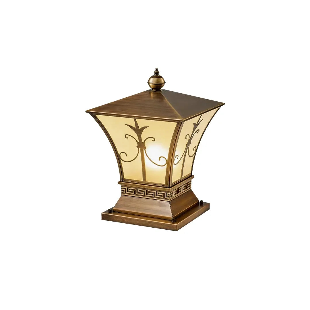 Pillar Light Fixtures Vintage Copper Outdoor Waterproof Light - view 11