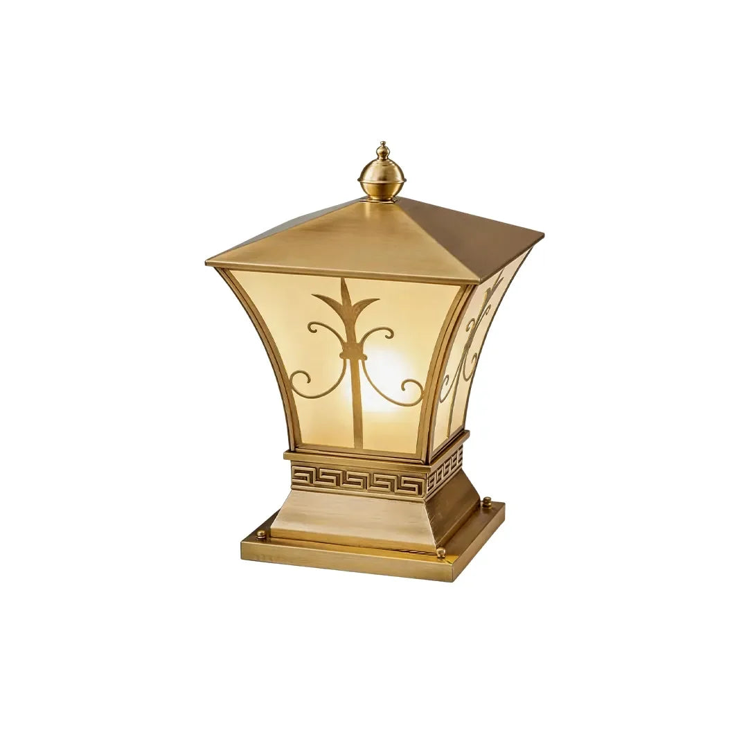 Pillar Light Fixtures Vintage Copper Outdoor Waterproof Light - view 17