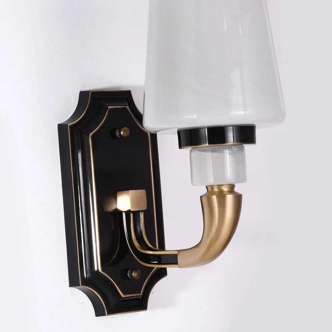 Brass Candle Sconces Wall Modern Double Ended Glass Light - view 8