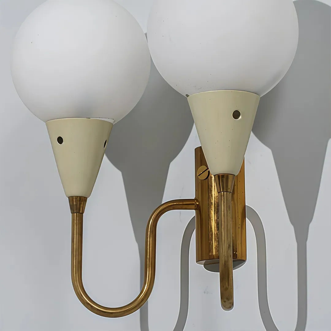 Double Globe Wall Sconce Mid-Century Decorative Ambient Light - view 8