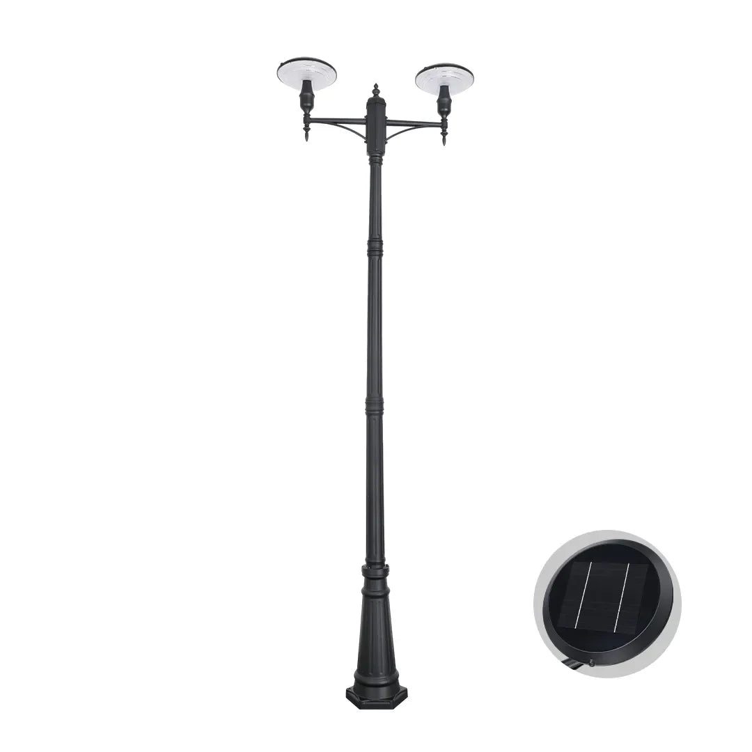 Lamp Post Lighting Modern Double or Triple Head Outdoor Lamp - view 12