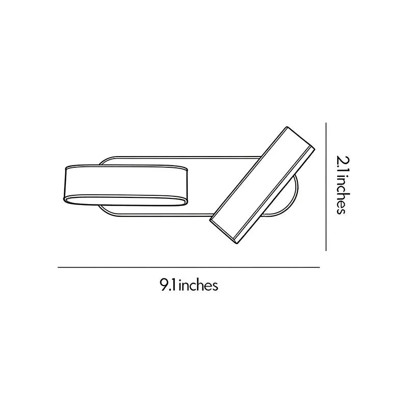 Double Wall Lights Modern 340° Rotatable LED Light - view 8