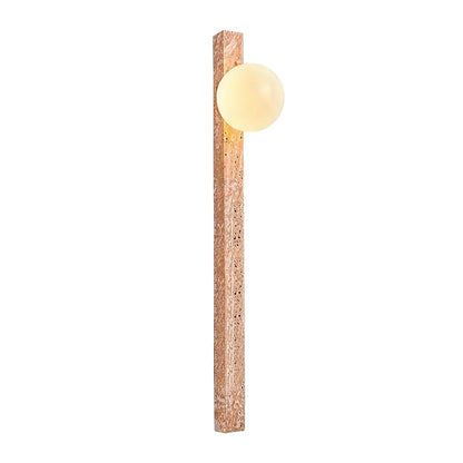 Up Down Lighting Wall Sconce Vintage Travertine Linear Light - view 9
