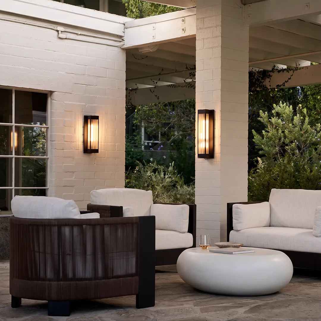 Exterior LED Wall Sconce Lighting Modern Stainless Steel Light - view 2