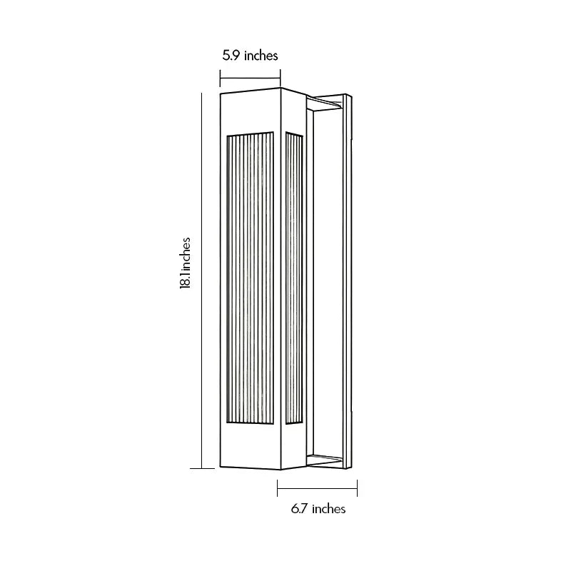 Exterior LED Wall Sconce Lighting Modern Stainless Steel Light - view 9