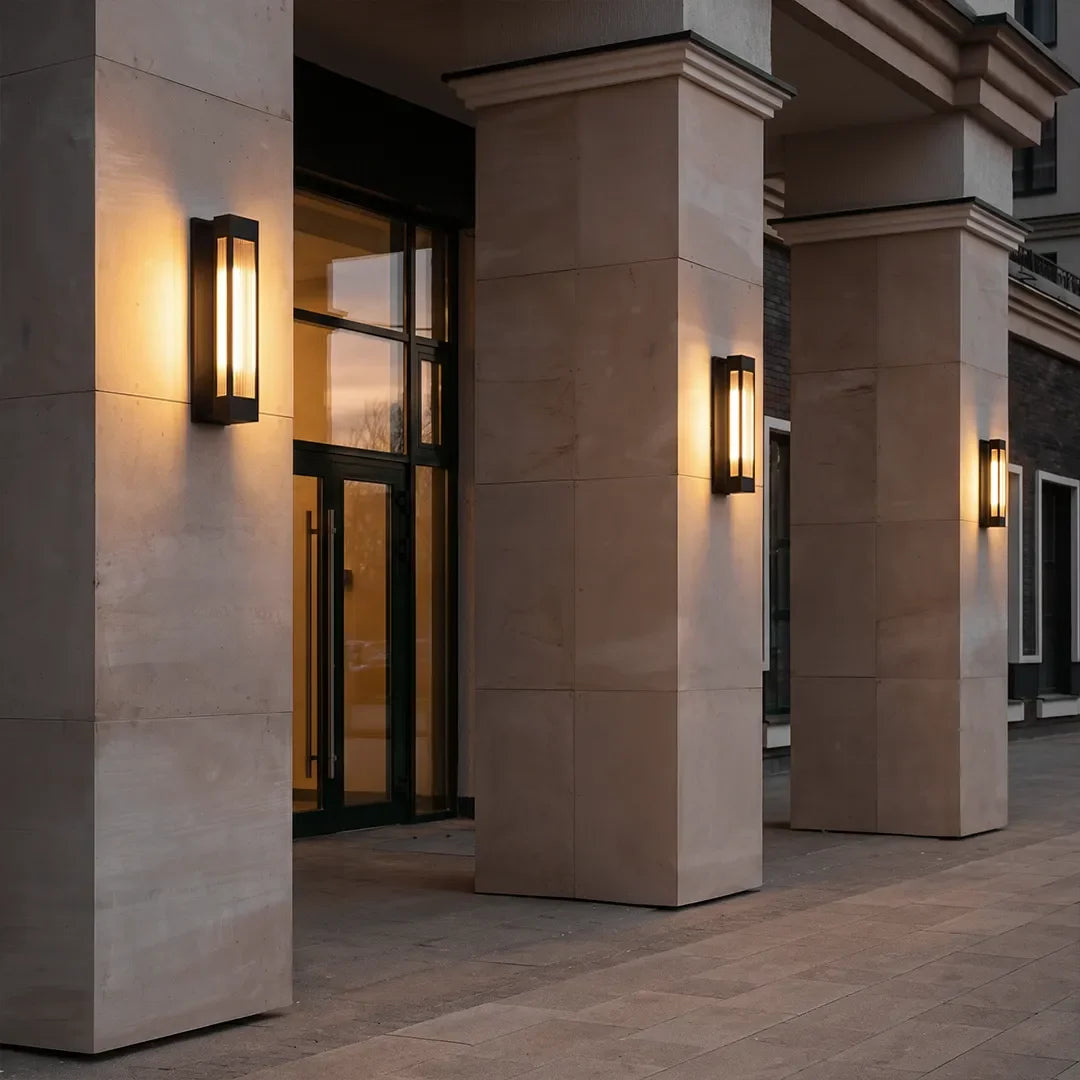 Exterior LED Wall Sconce Lighting Modern Stainless Steel Light - view 4