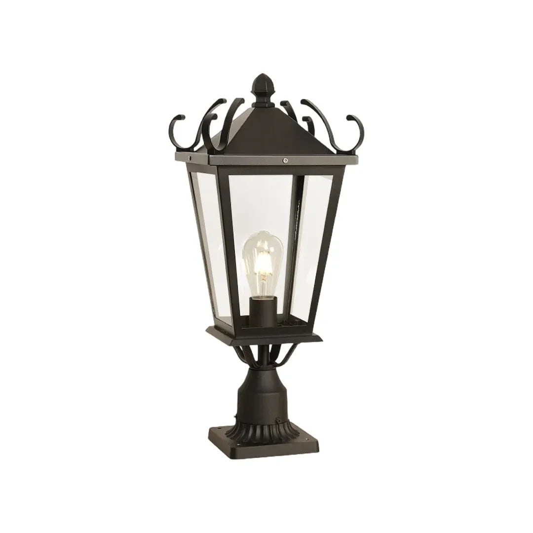 2 PCS Exterior Pillar Lights European Vintage Aluminum Light - view 9