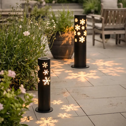 Bollard Solar Pathway Lights Modern Outdoor Garden Lawn Light - view 4
