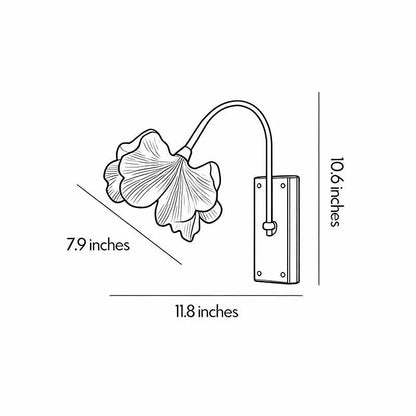 Flower Wall Light French Vintage Pink Flower Light - view 10