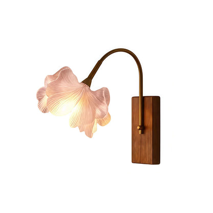 Flower Wall Light French Vintage Pink Flower Light - view 9