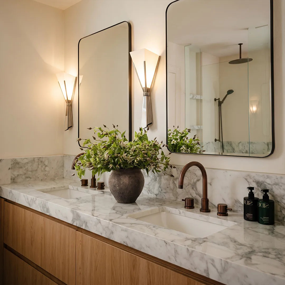 French Wall Sconces Vintage Luxury Marble Bouquet Light - view 4
