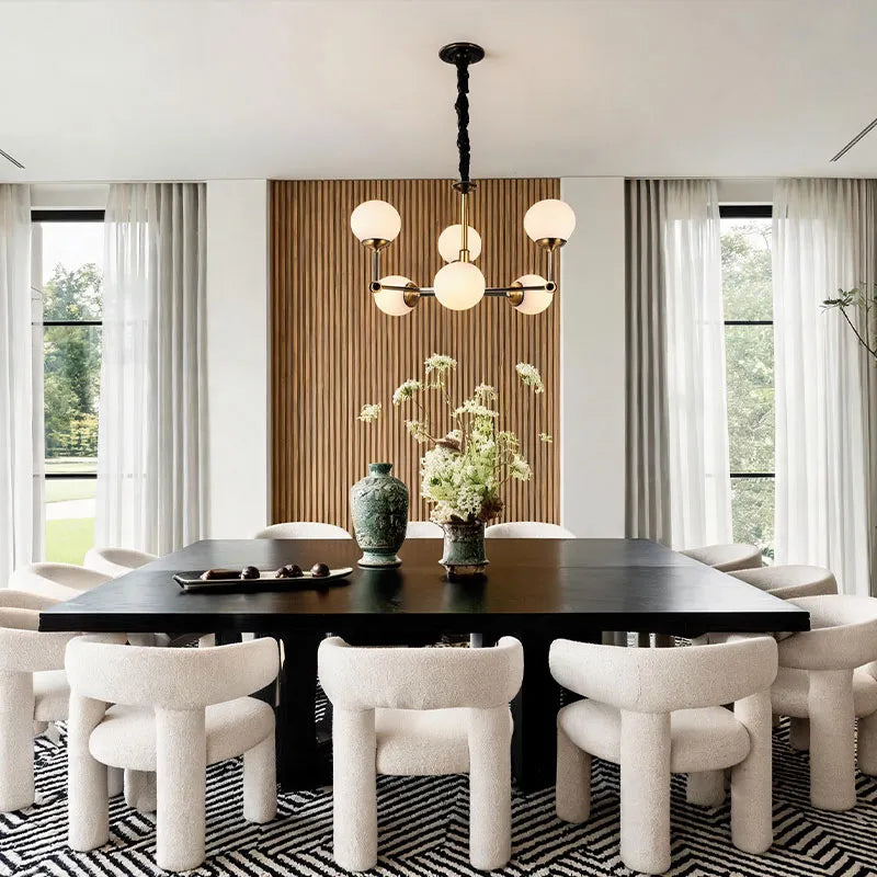 Glass Ball Chandelier Modern Molecular Ceiling Light - view 6