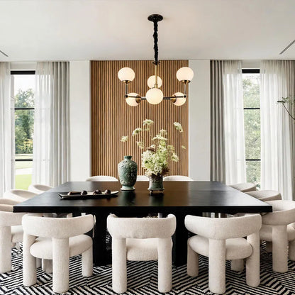 Glass Ball Chandelier Modern Molecular Ceiling Light - view 6