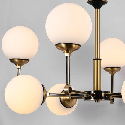 Glass Ball Chandelier Modern Molecular Ceiling Light - view 7