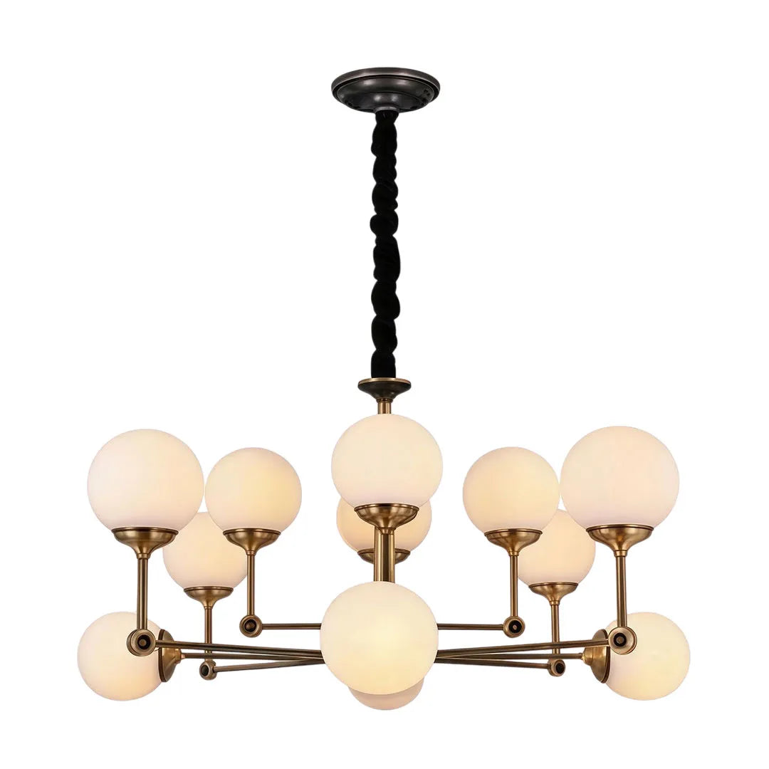 Glass Ball Chandelier Modern Molecular Ceiling Light - view 11