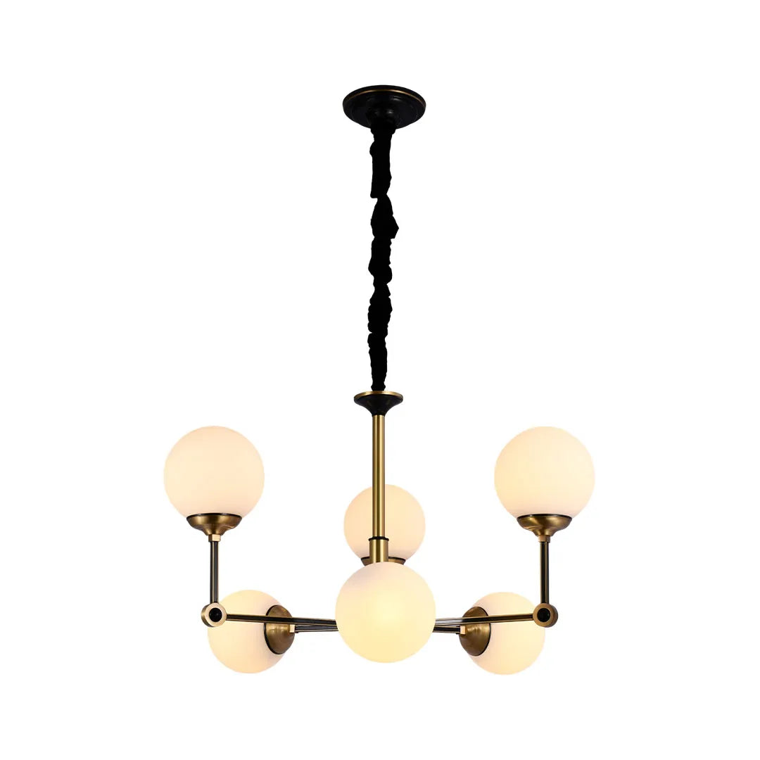 Glass Ball Chandelier Modern Molecular Ceiling Light - view 9