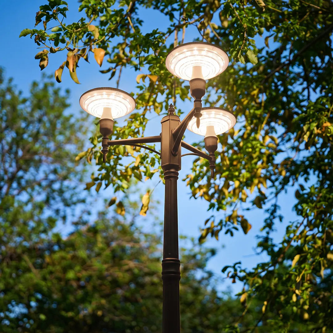 Lamp Post Lighting Modern Double or Triple Head Outdoor Lamp - view 4