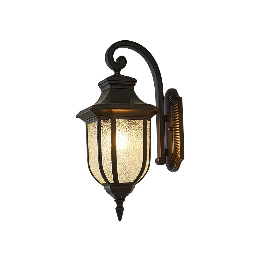 Lantern Outdoor Wall Lights American Vintage Glass Light - view 11