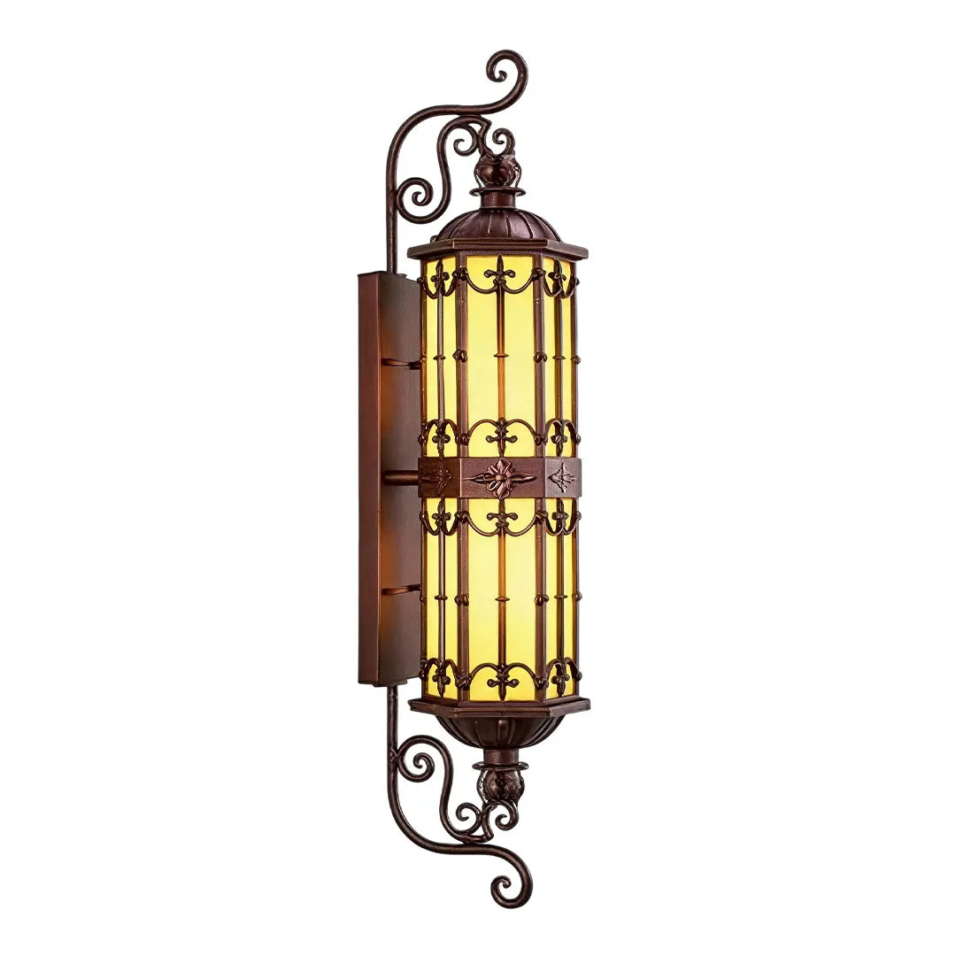 Vintage Wall Sconce Lighting European Outdoor Glass Lamp - view 11