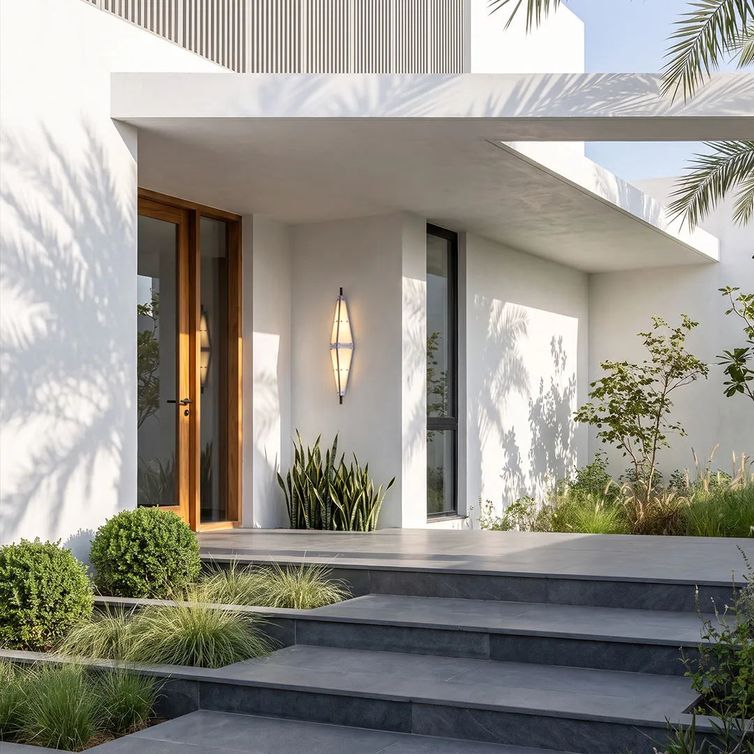 Large Outdoor Sconces Modern Stainless Steel LED Light - view 3