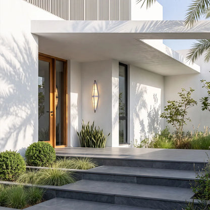 Large Outdoor Sconces Modern Stainless Steel LED Light - view 3