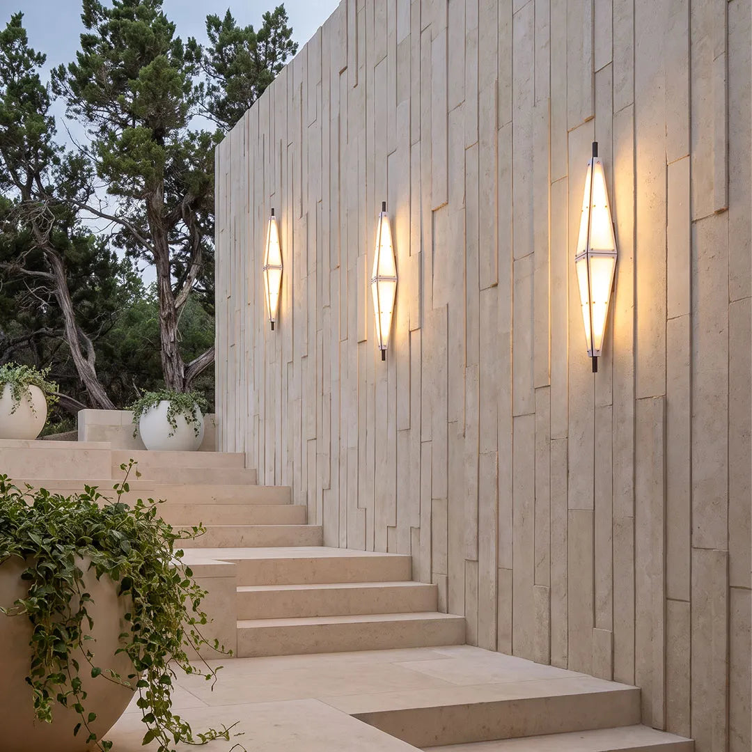 Large Outdoor Sconces Modern Stainless Steel LED Light - view 2