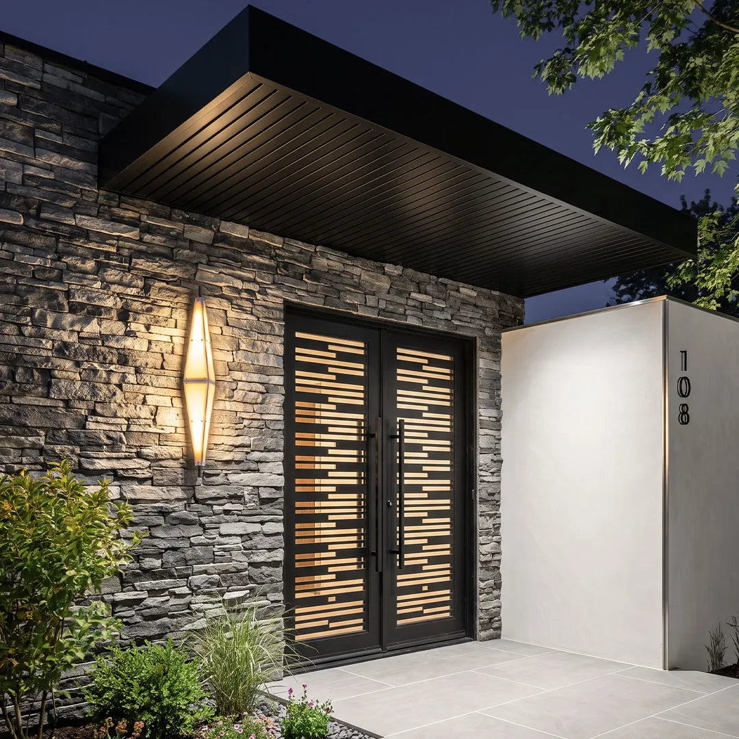 Large Outdoor Sconces Modern Stainless Steel LED Light - view 5