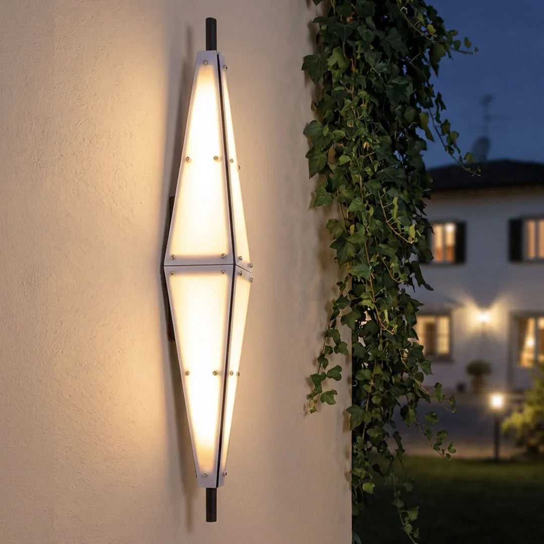 Large Outdoor Sconces Modern Stainless Steel LED Light