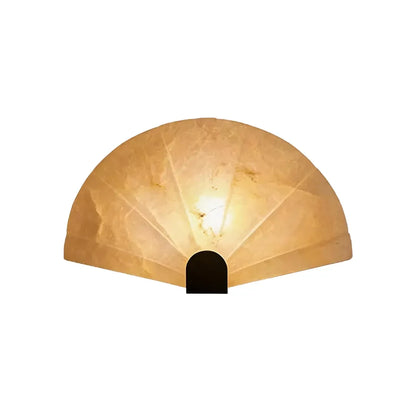 Scalloped Wall Sconce Vintage Marble Creative Bedside Lamp - view 8