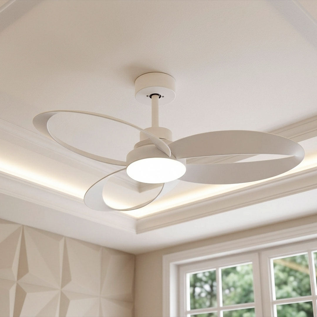 Modern Ceiling Fans with Light Full Spectrum Variable Speed Lamp