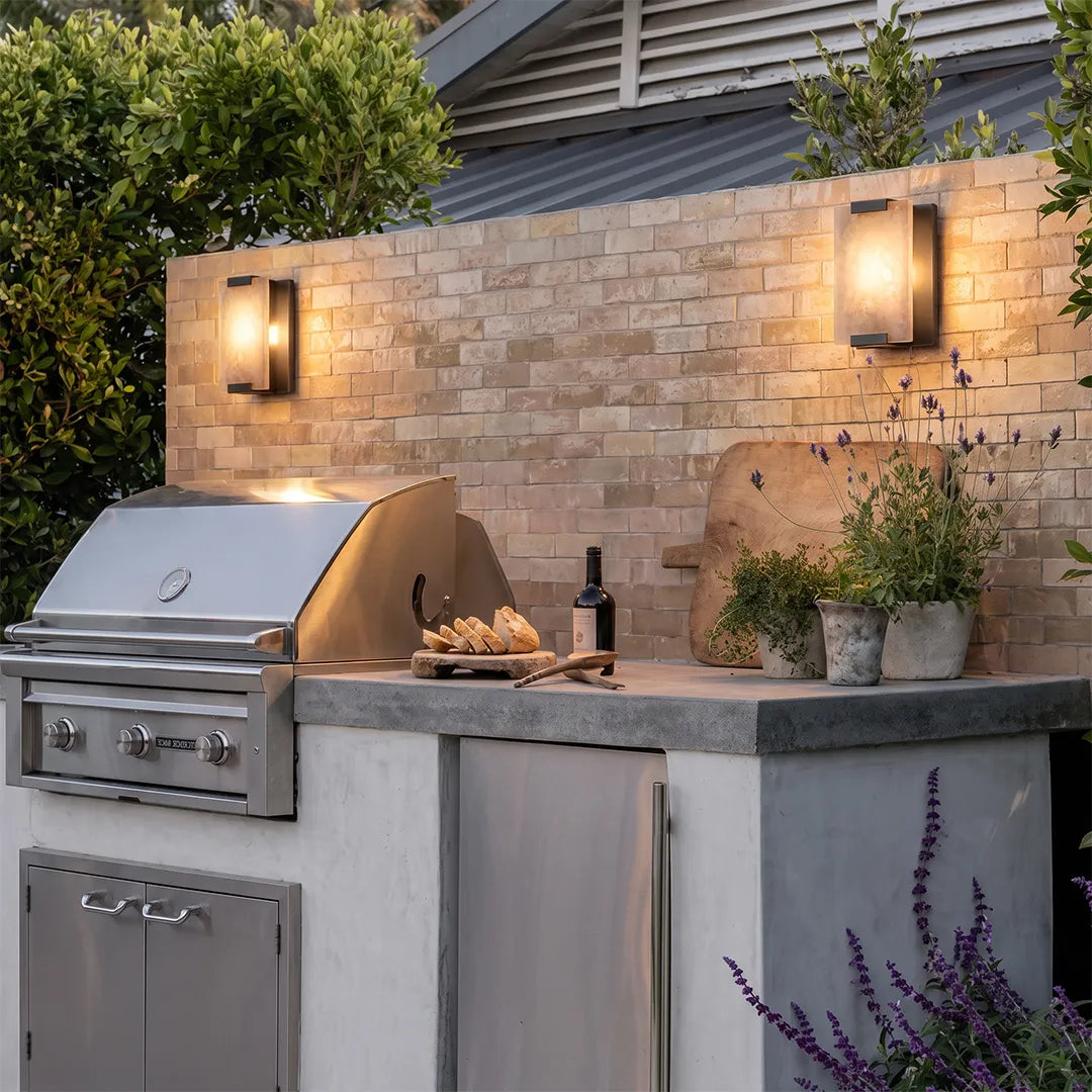 LED Light Wall Lamp Modern Faux Marble Outdoor Light - view 3