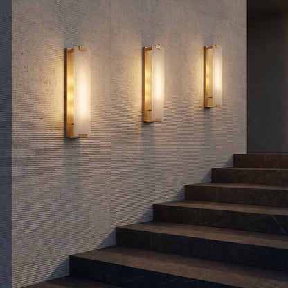 LED Light Wall Lamp Modern Faux Marble Outdoor Light - view 4