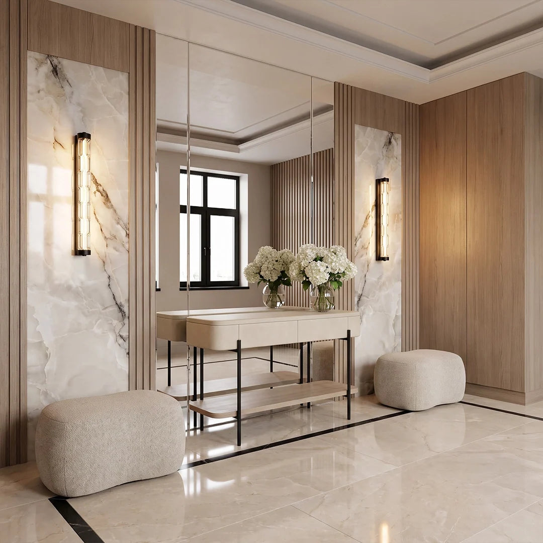 LED Linear Wall Light Italian Minimalist Glass Light - view 3