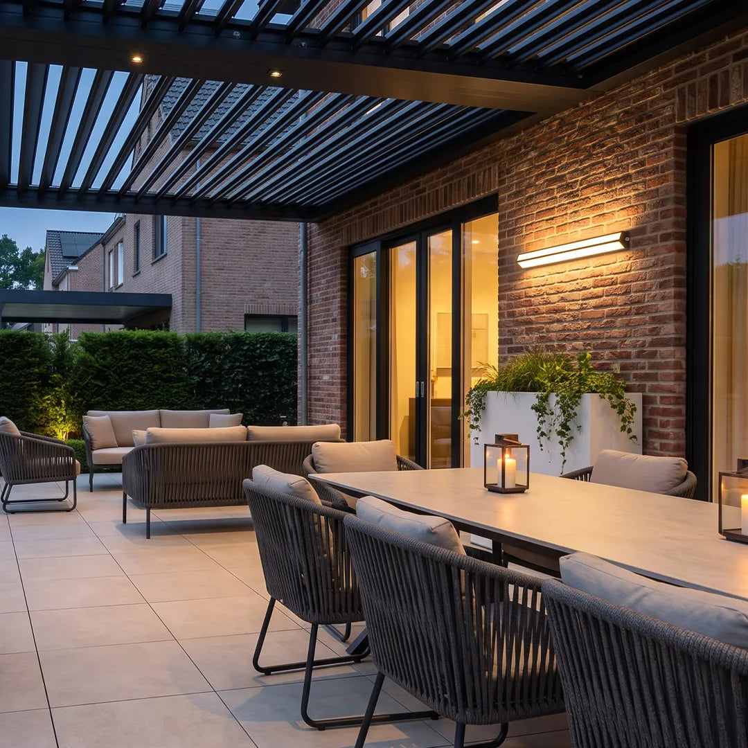 LED Linear Wall Sconce Modern Outdoor Long Geometric Light - view 5