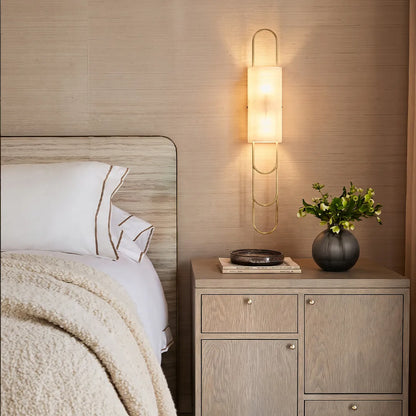 LED Modern Wall Sconce Creative Marble Bedside Light
