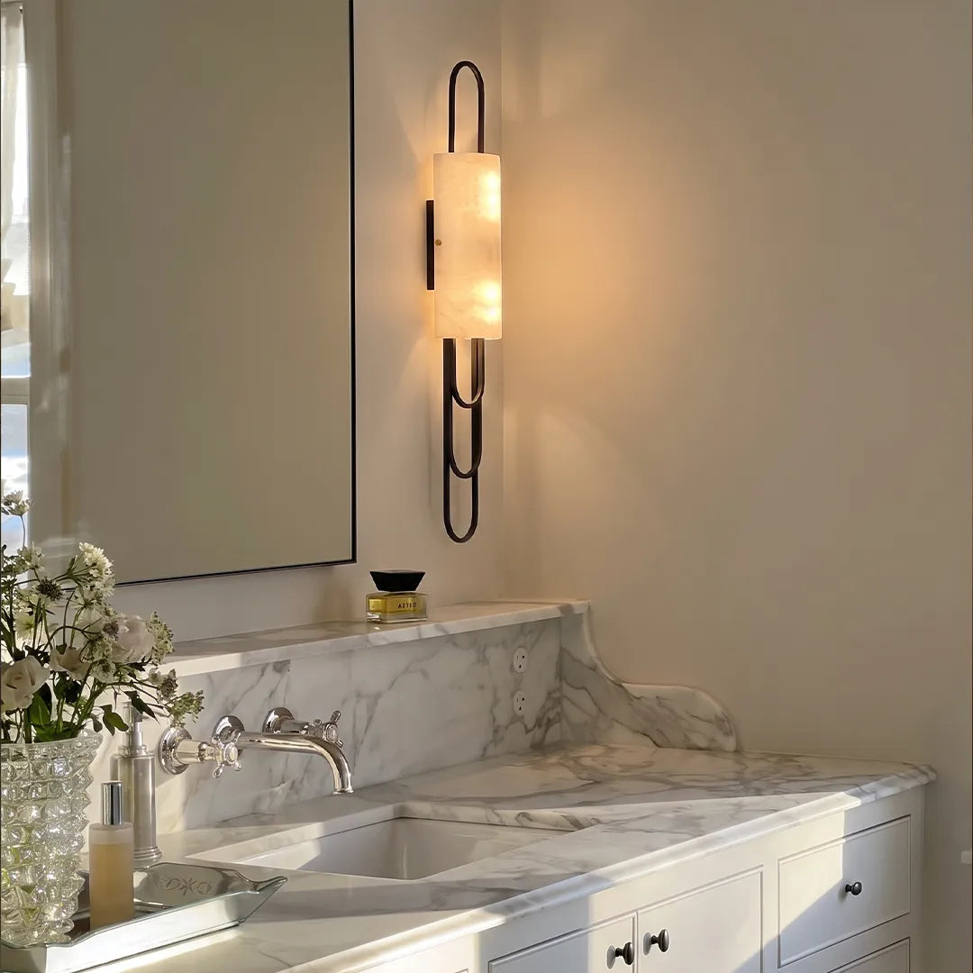 LED Modern Wall Sconce Creative Marble Bedside Light - view 6
