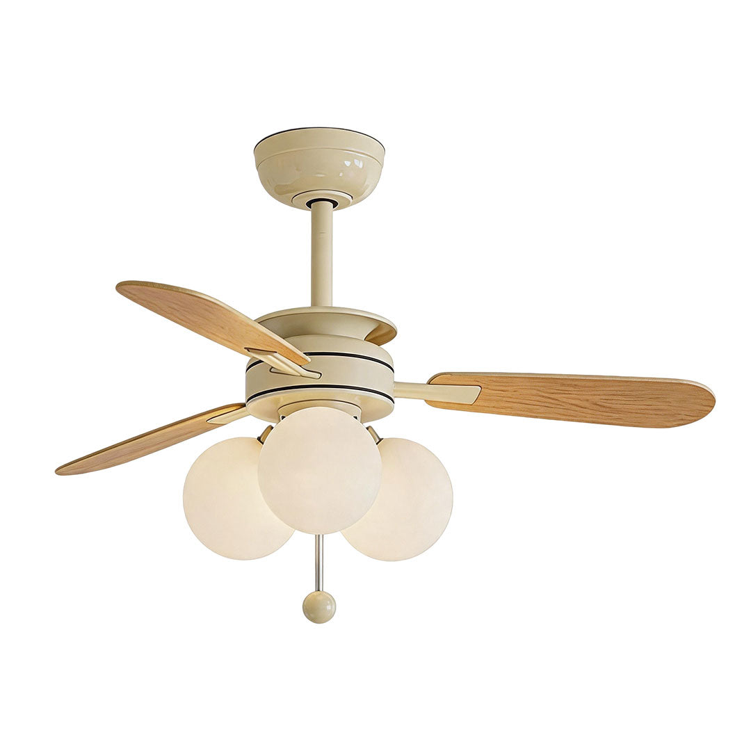 Indoor Ceiling Fan with Light French Cream Style Light - view 8