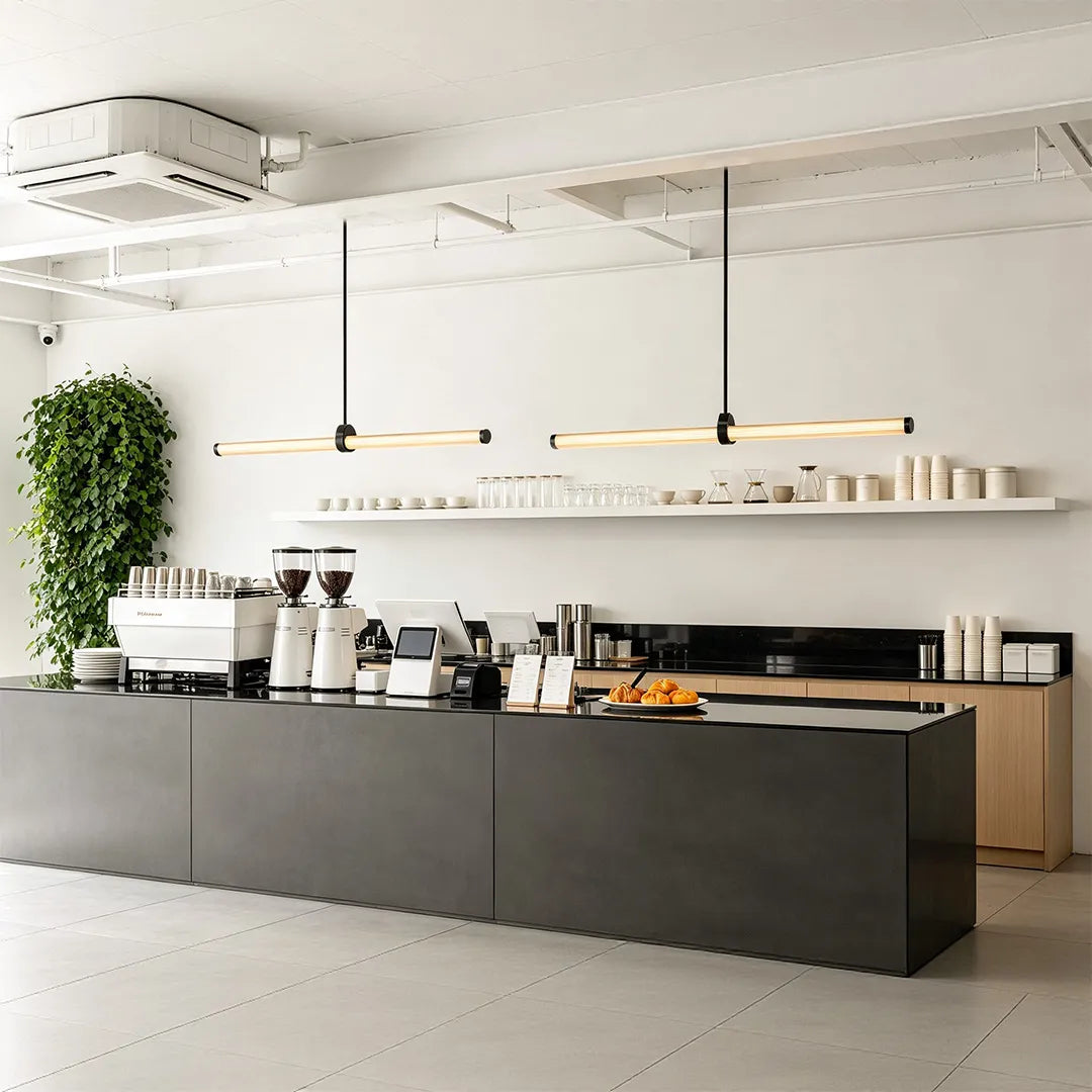 Linear Pendant Lights Italian Minimalist Ceiling Lights - view 3